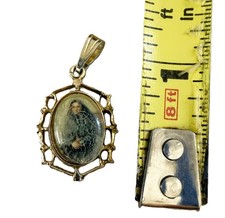 Vintage St Frances Xavier Cabrini Relic Medal Mother Cabrini Pray For Us Pendant picture