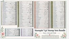 Stampin' Up Retired Stamp Sets (A few include dies) (Brand New & Used Sets) picture