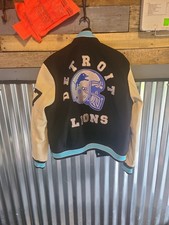 Vintage Detroit Lions Jacket Mens 2XL Beverly Hills Cop Axel Foley Varsity picture