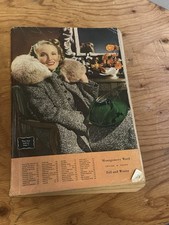 VTG 1940-41 Montgomery Ward Fall Winter Catalog 984 Page Fashion Home & More picture