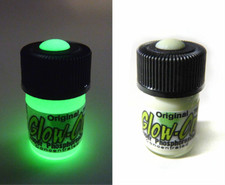 Glow-On ORIGINAL Glow Paint For Gun Sights, Fishing Lures 2.3 ml  Vial. Bright picture
