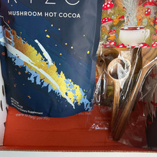 Mushroom Hot Cocoa Sleep Support 20 Servings Restful Night + Scoop & Magnet 7.85 picture