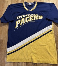 Vintage Indiana Pacers NBA Color Block Shirt GTS Sportswear USA 90s Basketball picture