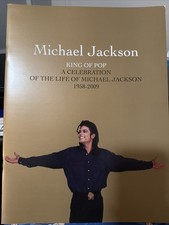 NEW MICHAEL JACKSON “A Celebration Of Life” MEMORIAL PROGRAM BOOK 2009 AUTHENTIC picture