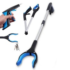 Heavy Duty Grabber Industrial Pick Up Stick Hand Grip Trash Reacher 32inch picture
