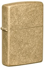 Zippo Armor Tumbled Brass Windproof Pocket Lighter, 28496 picture