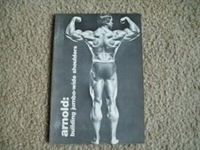 vtg 1976 ARNOLD SCHWARZENEGGER Shoulders BODYBUILDING Fitness WEIDER MUSCLE  picture