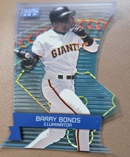Barry Bonds 2000 Topps Stadium Club Baseball ILLUMINATOR DIE CUT CARD # 3X3X7A picture