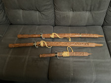 Thai Dha double sword and dagger set picture
