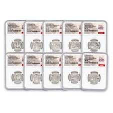 2026 Complete 10 Coin Quarters Set ( P & D ) NGC MS68 Advance Release - In stock picture