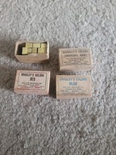 4 Antique Bradley's Colors Chalk by the Milton Bradley Company in Springfield Ma picture