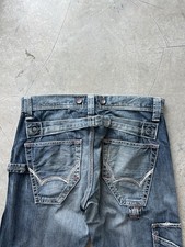 Edwin 503 Blue Trip Jeans Buckleback Carpenter W32 Actual 33x32 picture