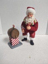 Possible Dreams Clothtique Santa With North Pole Bar picture