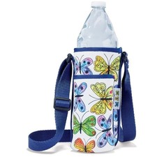Brighton Butterfly Crossbody WATERBOTTLE HOLDER W/ PHONE POCKET $35-NWT picture