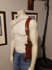 Vintage Smith & Wesson 43 24 Pistol Shoulder Holster Colt Ruger H&R S&W picture