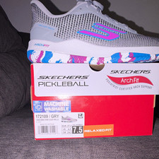 SKECHERS Arch Fit Viper Court Pro 2.0 Pickleball Washable Gray 172109 picture