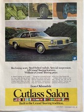 1974 Oldsmobile Cutlass Salon Print Ad picture