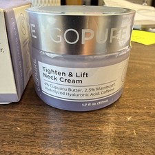 New & Sealed Go Pure Tighten & Lift Neck Firming Cream 1.7 Oz 50ml Exp. 3/2028 picture