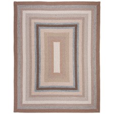 SAFAVIEH Braided BRD313A Handwoven Brown / Multi Rug picture