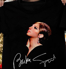 NEW Barbra Streisand signed black T-shirt Unisex All sizes S-5XL picture