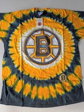 LIQUID BLUE RARE VINTAGE TIE DYE NHL BOSTON BRUINS AOP T SHIRT MEN'S SIZE XL NWT picture