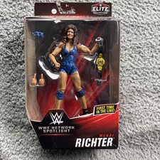 WWE Network Spotlight Wendi Richter Elite Action Figure Mattel Blue Belt Toy New picture