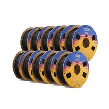 OVERTURE 10KG Bundle High Speed PLA+ 3D Printer Filament 1.75mm Black*10 picture