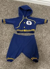 RARE 80s VTG Los Angeles LA Rams NEWBORN SWEATSHIRT SET hoodie pants  picture