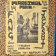 Original Fang Punk Rock Flyer From 1985. Perfect Punk Rock Patina picture