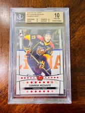 2015 Connor Mcdavid RC BGS Pristine 10 rookie #1 GEM NHL RARE picture
