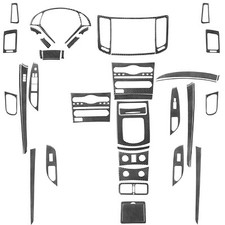 42Pcs Carbon Fiber Interior Full Set Cover Trim Kit For Infiniti G37 2010-2013 picture