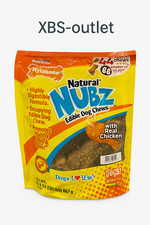 Nylabone Nubz Real Chicken Edible Dog Chew Treats, 22-count, Total 2.65 lbs picture