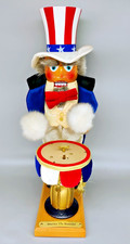 SIGNED - Steinbach America the Beautiful Uncle Sam - Musical Nutcracker - S1784 picture