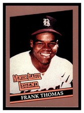 Rare Frank Thomas 1991 Minor League Legend Birmingham Barons picture