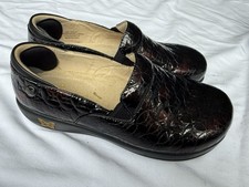 Alegria slip-ons Keli 38 Amber leaded glass Crackle Brown picture