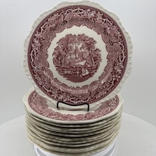 Vintage Masons Vista Pink England Dishes and Serving Bowls Crazing picture