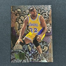 1995-96 Fleer Metal Magic Johnson #161 Lakers picture
