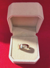 Solid 14kt gold wedding band size 7 picture