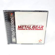 Metal Gear Solid PS1 (Sony PlayStation 1) CIB Complete W/Reg Card Tested Working picture