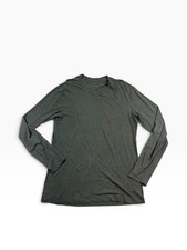 Green Lululemon Long Sleeve Vneck Tshirt Shirt Men's XL picture