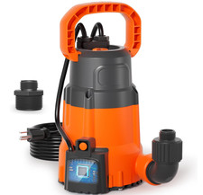 Bomba sumergible 2790 GPH con sensor automático para piscinas y sótanos. Su dise picture