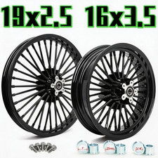 19x2.5 16x3.5 Fat Spoke Wheels for Harley Sportster Iron XL883N XL1200N 10-2022 picture