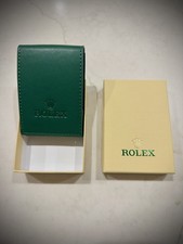 Authentic Rolex Leather WatchTravel Case Pouch ServiceCenter NIB Storage 2026 picture