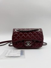 Chanel Easy Coco Mini Burgundy Calfskin Chain Crossbody Bag picture