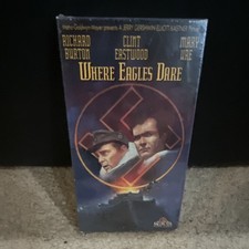 MGM/UA Where Eagles Dare VHS 1968 Sealed picture