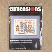 Vintage Dimensions My Favorite Room Cross Stitch Kit 3098 Barbara Mock 1989 picture