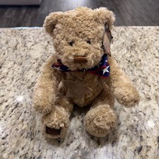 GUND Wish Bear 2002 100th Anniversary Teddy Bear 1902-2002 May Dept Stores Tag picture