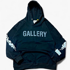 Gallery Dept. Men’s Black Pullover Hoodie Graphic Logo Print Hooded Pouch Pocket picture