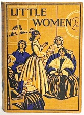 LITTLE WOMEN Civil War FIRST EDITION book COLOR PLATES Romance LOUISA MAY ALCOTT picture