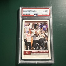 Patrick Mahomes II PSA 10 2017 Panini Score #403 RC 5297 picture